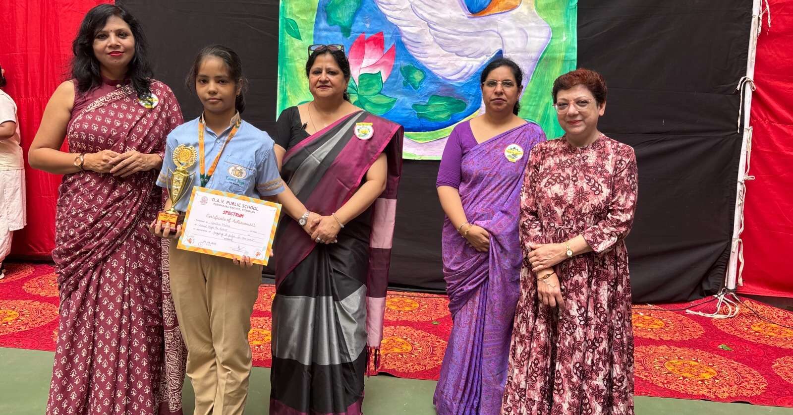 Inter School Competition held in Dav Pushpanjali